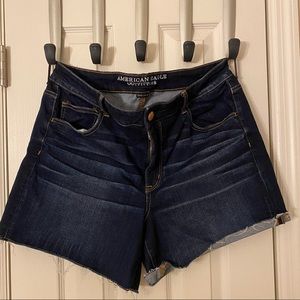 American Eagle Superstretch Dark Wash Jean Shorts
